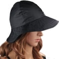 thumbnail image 1 of Womens Rain Hat 2-in-1 Reversible Cloche Bucket Hat, 1 of 4