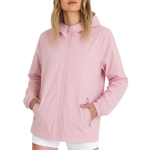 Womens Rain Jacket With Hood Windbreaker Jacket Women Rain Ponchos For Adults Shirts For Women Short Sleeve Peasant Tops For Women Beach Hoodies For Women Elegant Tops For Women