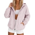 thumbnail image 1 of Womens Rain Jacket，Rain Gear For Women Waterproof Women's Raincoat Cute Windbreaker Jacket Women Multi Pocket Travel Jacket Women Raincoat For Women Waterproof Raincoat For Women Purple M, 1 of 5