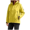 thumbnail image 1 of Womens Rain Jacket Waterproof Plus Size Hooded Raincoat Lightweight Zip up Hiking Jacket Casual Athletic Windbreaker with Pockets, 1 of 9