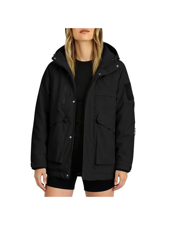 Womens Rain Jacket Winter Running Waterproof Jacket Hiking Lightweight Wind Breaker Jackets Rain Suits Waterproof Spring Jackets for Women Cycling Bike Thermal