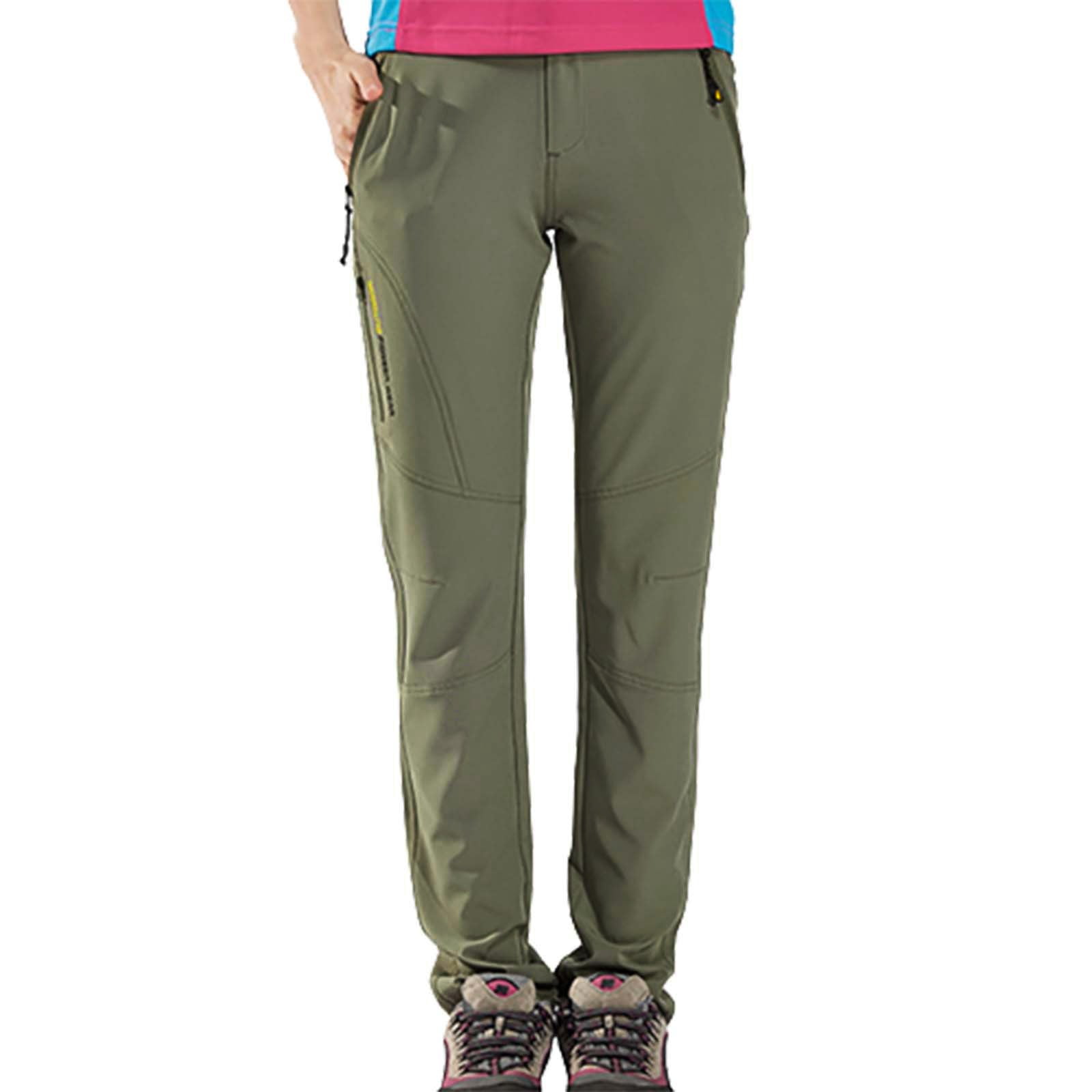 Womens Rain Pants Water Proof Hiking Pants Over Pants Windproof Outdoor