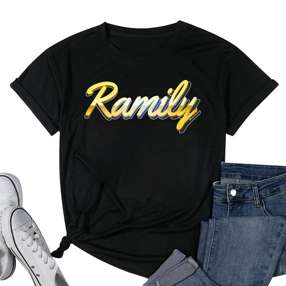 Womens Ramily T-Shirt Black Small