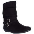 thumbnail image 1 of Womens Rampage Bram Flat Ankle Boots - Black, 1 of 6