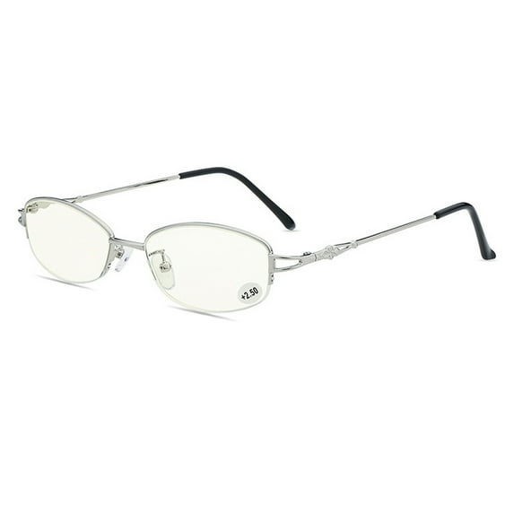 Womens Reading Glasses Blue Light Blocking Spring Hinge Metal Readers