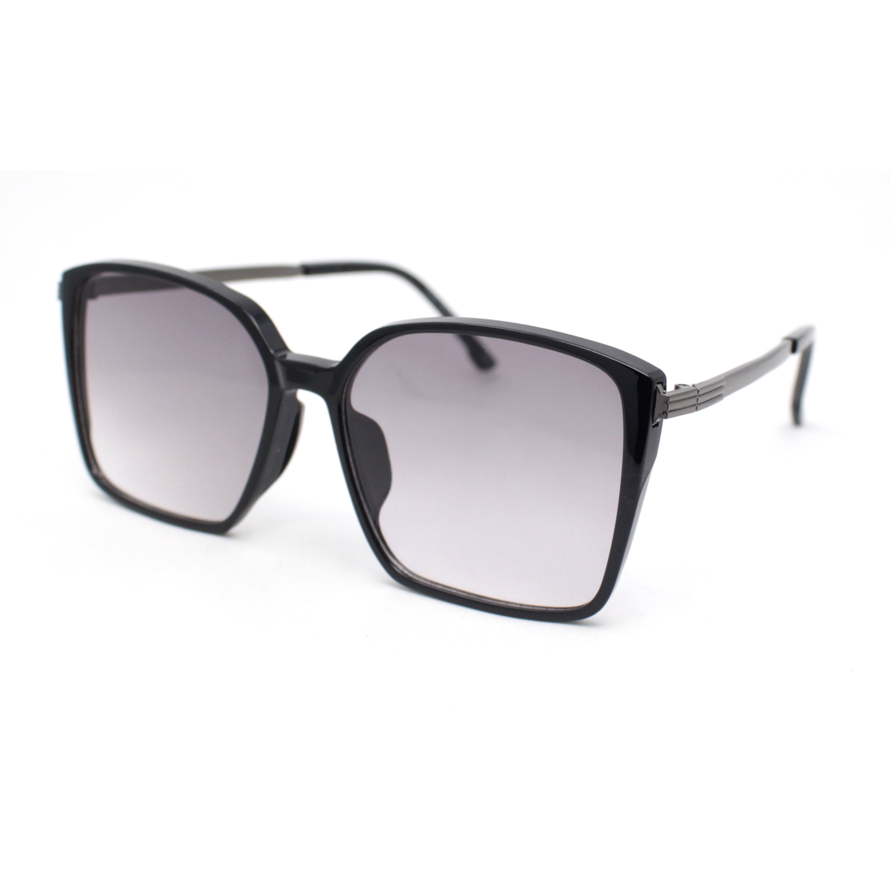 Chic Black and Gray Women\'s Sunglasses Tanya- Black Rich Grey Gradient Sunglasses – Tres Chic Boutique main image 3