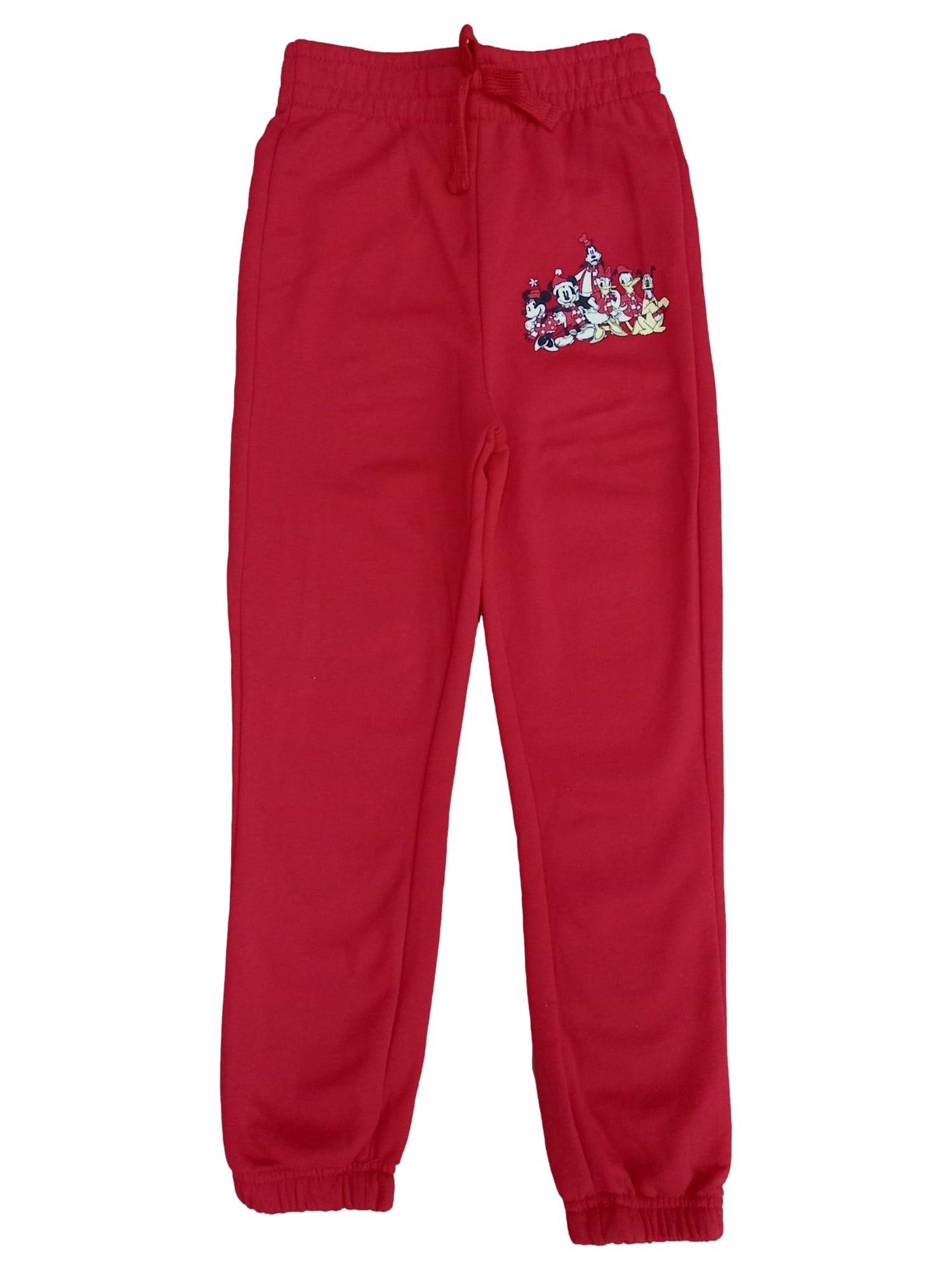 Womens Red Disney Mickey Mouse Christmas Joggers Sweat Pants XX-Large