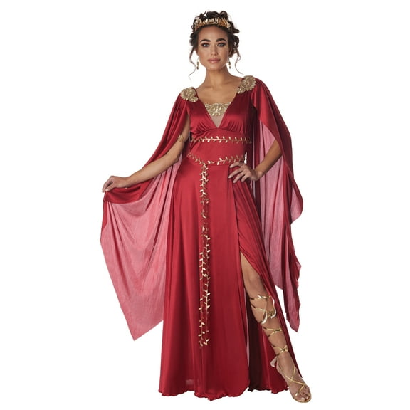 Womens Red Roman Goddess Costume