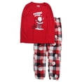 thumbnail image 1 of Womens Red Santa Claus Coming Soon Christmas Holiday Pajamas Sleep Set Medium, 1 of 3