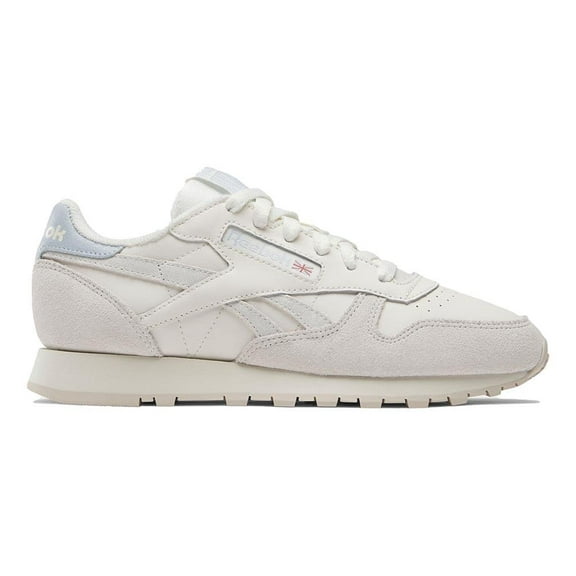 Reebok Classic Leather Chalk/Vintage Chalk/Feel Good Blue CLASSIC-LTR-CHLK Women's Size 8