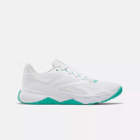 Womens Reebok NFX TRAINER Shoe Size: 10 Footwear White - Black - Unleashed Green Cross Training