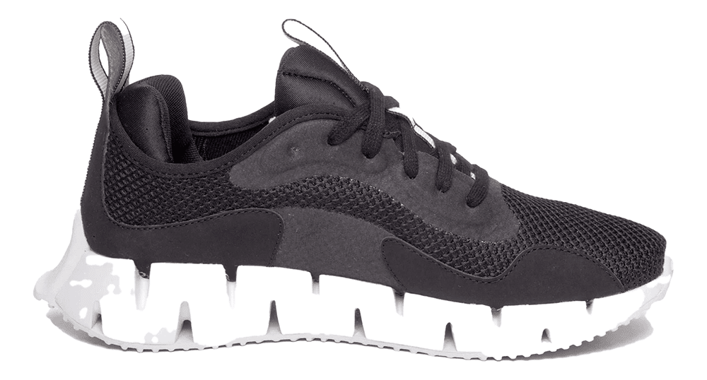 Womens Reebok ZIG DYNAMICA CL Shoe Size 10 Black Black White