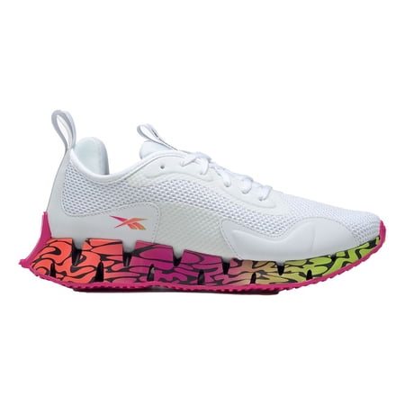 Womens Reebok ZIG DYNAMICA Shoe Size: 7 Ftwwht - Propnk - Aciyel Running