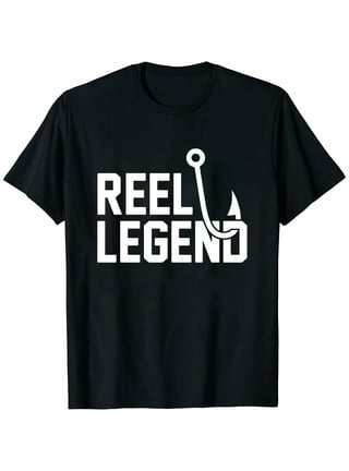  Reel Legends Mens Smoke Print Saltwater Shirt Small