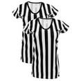 thumbnail image 1 of Womens Referee Shirt Comfortable V-Neck Ref Shirt for Waitresses, Refs, Costumes, 1 of 3