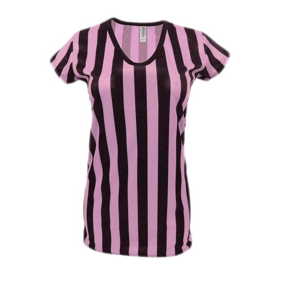 Womens Referee Shirt Comfortable V-Neck Ref Shirt for Waitresses, Refs, Costumes