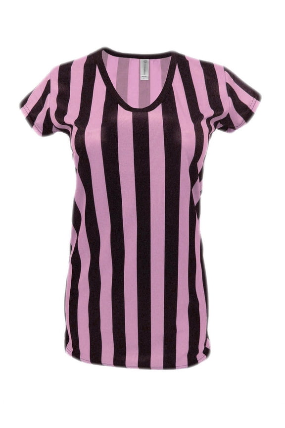 Womens Referee Shirt Comfortable V-Neck Ref Shirt for Waitresses, Refs, Costumes