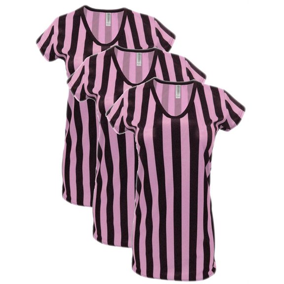 Womens Referee Shirt Comfortable V-Neck Ref Shirt for Waitresses, Refs, Costumes