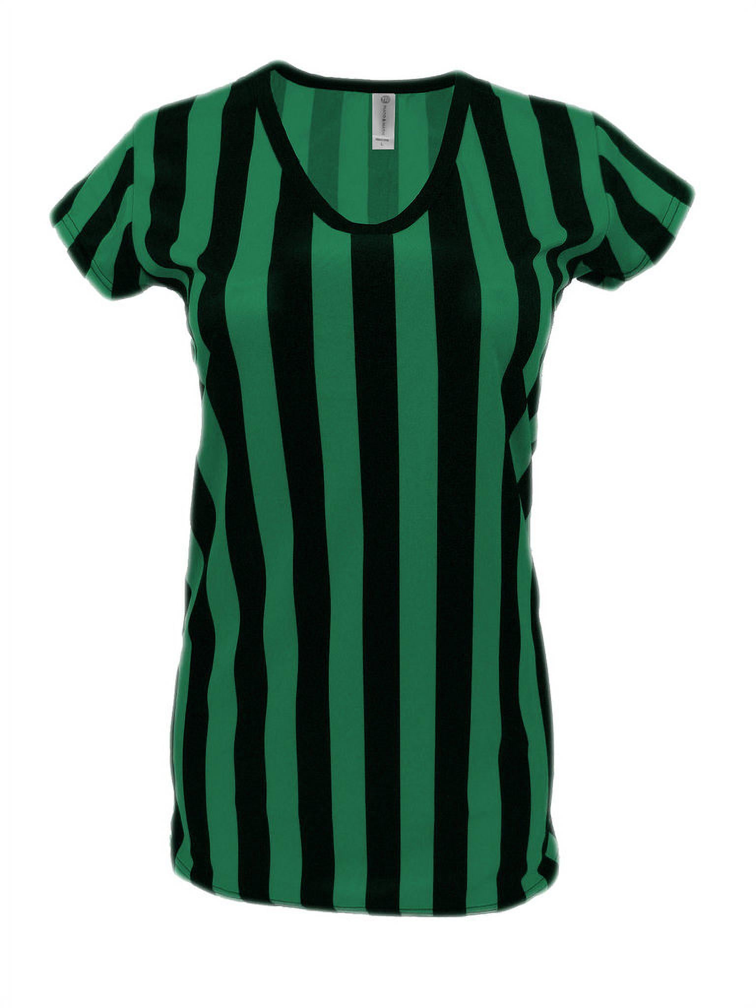 Womens Referee Shirt Comfortable V-Neck Ref Shirt for Waitresses, Refs, Costumes