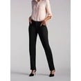 thumbnail image 1 of Womens Relaxed Fit Straight Leg Pant (All Day Pant) (Petite) in Black, 1 of 4