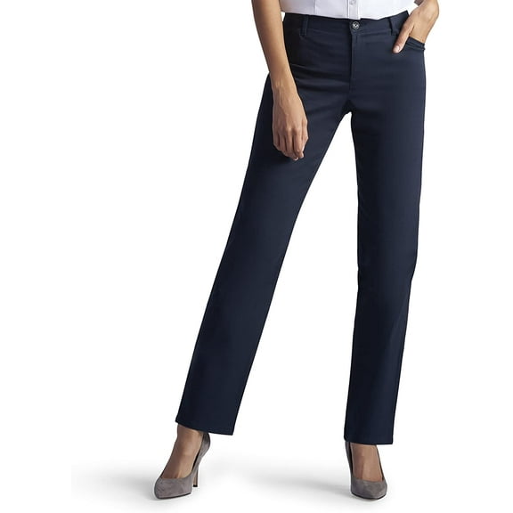 Womens Relaxed Fit Straight Leg Pant (All Day Pant) (Plus) in Imperial Blue