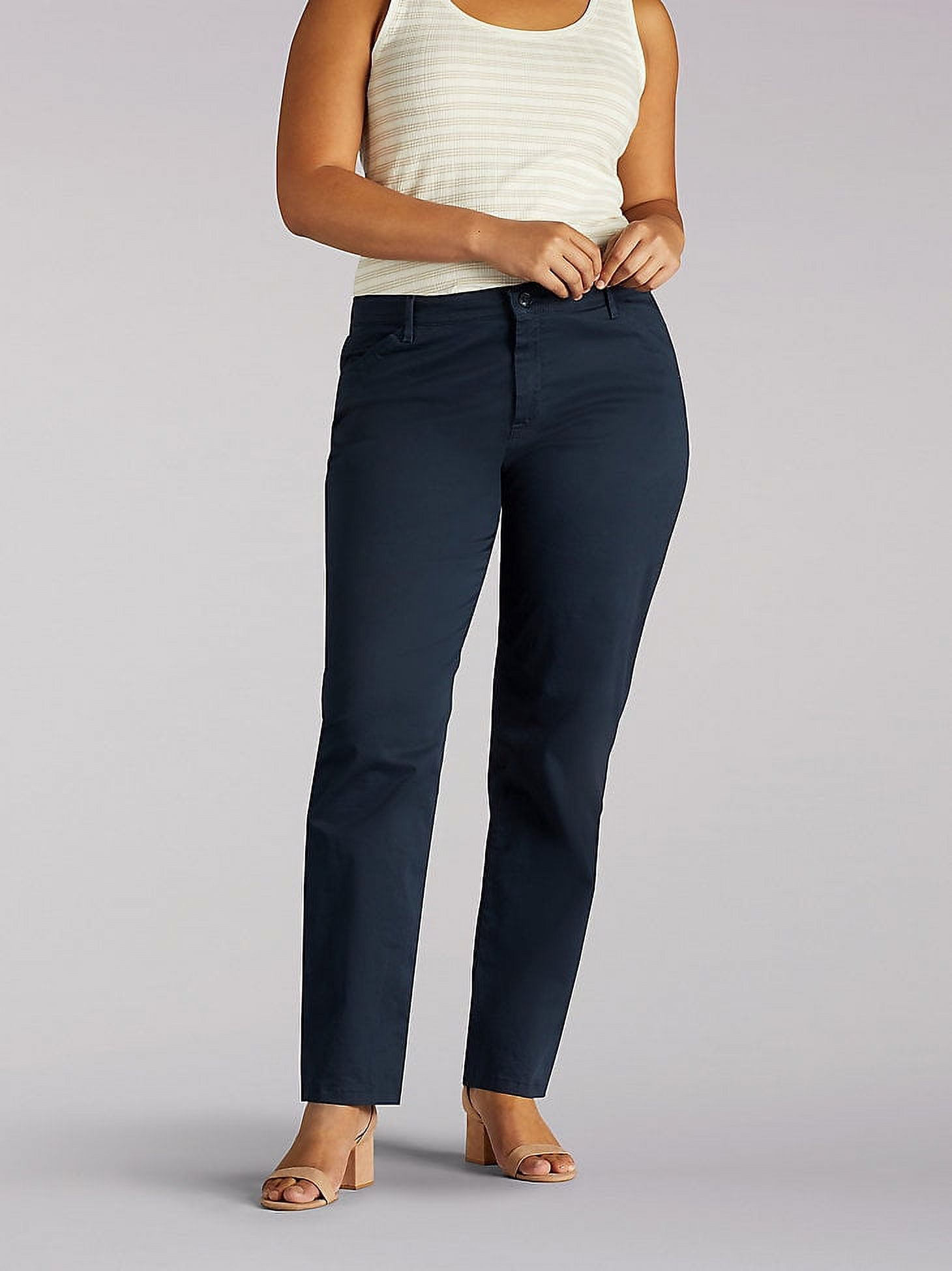 Womens Relaxed Fit Straight Leg Pant (All Day Pant) (Plus) in Imperial ...