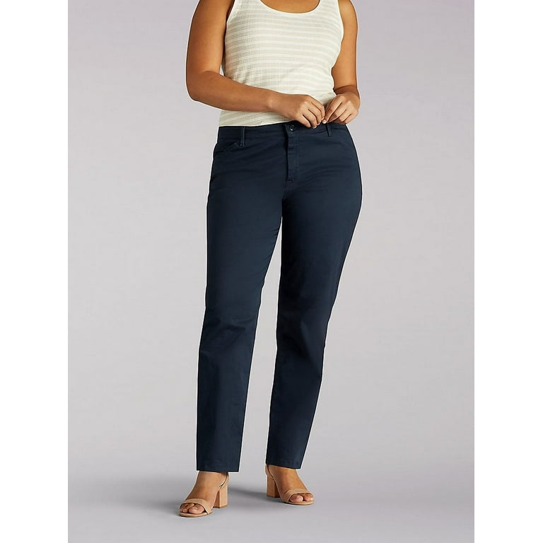 Womens Relaxed Fit Straight Leg Pant (All Day Pant) (Plus) in