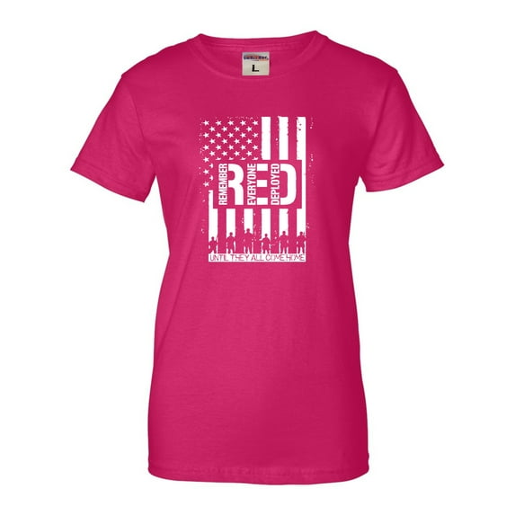 Womens Remember Everyone Deployed RED Friday T-Shirt