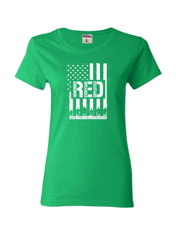 Womens Remember Everyone Deployed RED Friday T-Shirt
