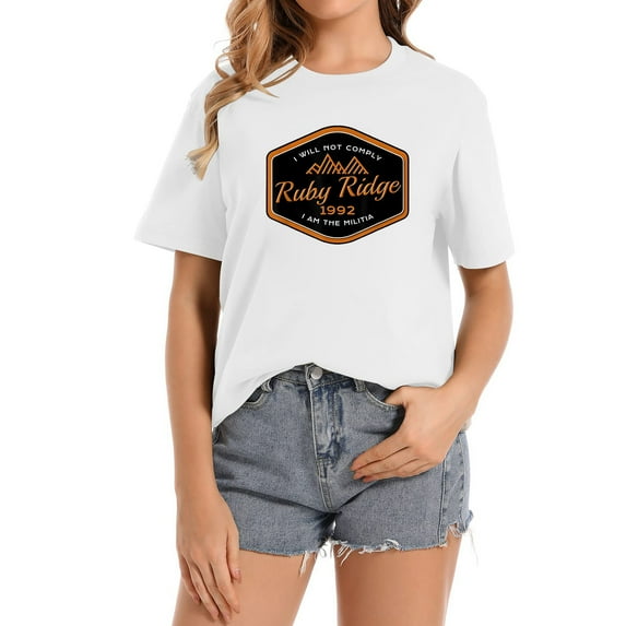 Womens Remember Ruby Ridge 1992. I Will Not Comply. T-Shirt