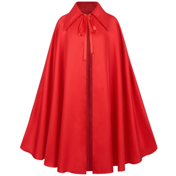 Womens Renaissance Cloak Medieval Cape Long Ren Faire Halloween Witch Cloak for Wedding Party