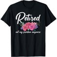 thumbnail image 1 of Womens Retired Not My Problem Anymore Retirement Retire T-Shirt, 1 of 4