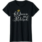 Womens Retirement Gift for Women Queen Funny T-Shirt