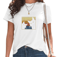 thumbnail image 1 of Womens Retro Cat Silhouette Print Tshirt Graphic Tees Shirts White Nostalgic Pet Lover Casual Weekend Brunch Vacation Tops S-5XL, 1 of 5