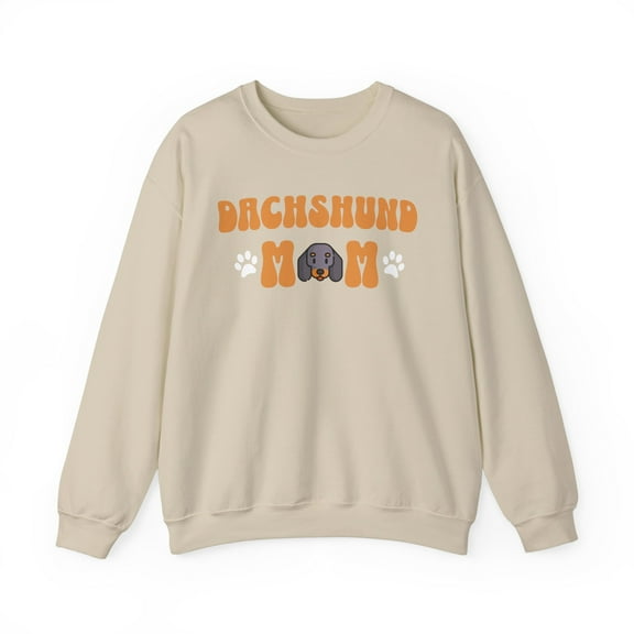 Womens Retro Dachshund Mom Dog Lover Gifts Sweatshirt