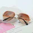 thumbnail image 1 of Womens Retro Sunglasses Gradient Resin Lenses UV400 Protection Fashion Eyewear Stylish Sun Glasses for Women Plastic, 1 of 1