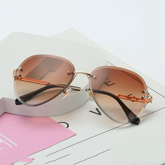 Womens Retro Sunglasses Gradient Resin Lenses UV400 Protection Fashion Eyewear Stylish Sun Glasses for Women Plastic