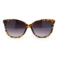 thumbnail image 1 of Womens Retro Oversized Horn Rim Cat Eye Fashion Sunglasses Tortoise Gold - Smoke, 1 of 4