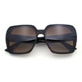 thumbnail image 1 of Womens Retro Trendy Large Rectangular Butterfly 90s Fashion Plastic Sunglasses Tortoise - Brown, 1 of 8