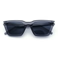 thumbnail image 1 of Womens Retro Triangular Rectangle Squared Cat Eye Plastic Sunglasses Slate - Black, 1 of 8