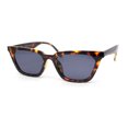 thumbnail image 1 of Womens Retro Vintage Style Horn Rim Cat Eye Hipster Sunglasses Tortoise - Black, 1 of 4