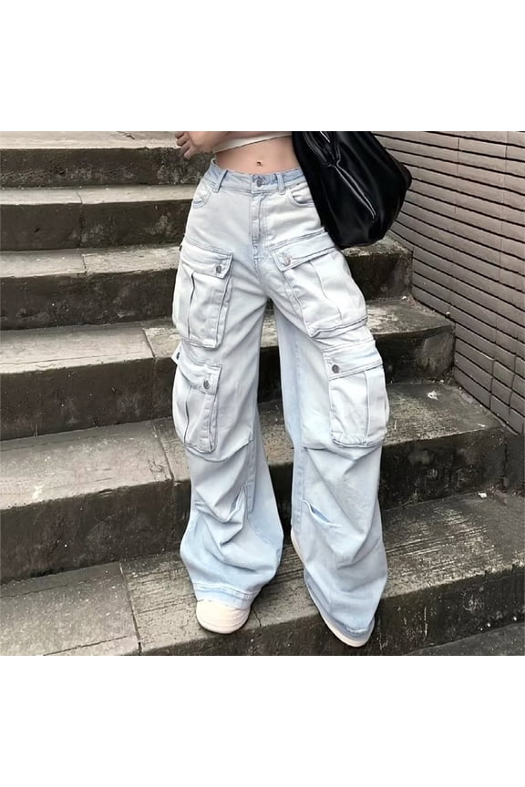 Womens Retro Yellow Mud Denim Jeans With A High Waist Straight Leg Wide Leg And Floor Length Pants Short Jean Pants for Women Sexy Jean Cargo Pants for Women Baggy Jean Pants for Women High Waist Slim