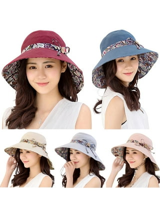 Brim And Bow Summer Hat Summer Hat Foldable Wide Brim Floppy Straw Sun Hat  Summer Beach Hat for Women Girl New 