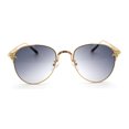 thumbnail image 1 of Womens Rhinestone Bling Victorian Art Deco Metal Rim Sunglasses Gold Grey, 1 of 4