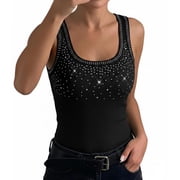 Rhinestone Tank Tops