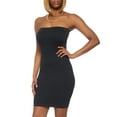 thumbnail image 1 of Womens Rib Knit Mini Tube Dress, 1 of 3