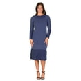 thumbnail image 1 of Womens Ribbed Knit Midi Dress, 1 of 10