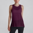 thumbnail image 1 of Womens Ribbed Tank Tops Fashion For Summer/Spring Round Neck Sports Mesh Lace Back Yoga Wine Workout Tank Tops S-2XL, 1 of 9