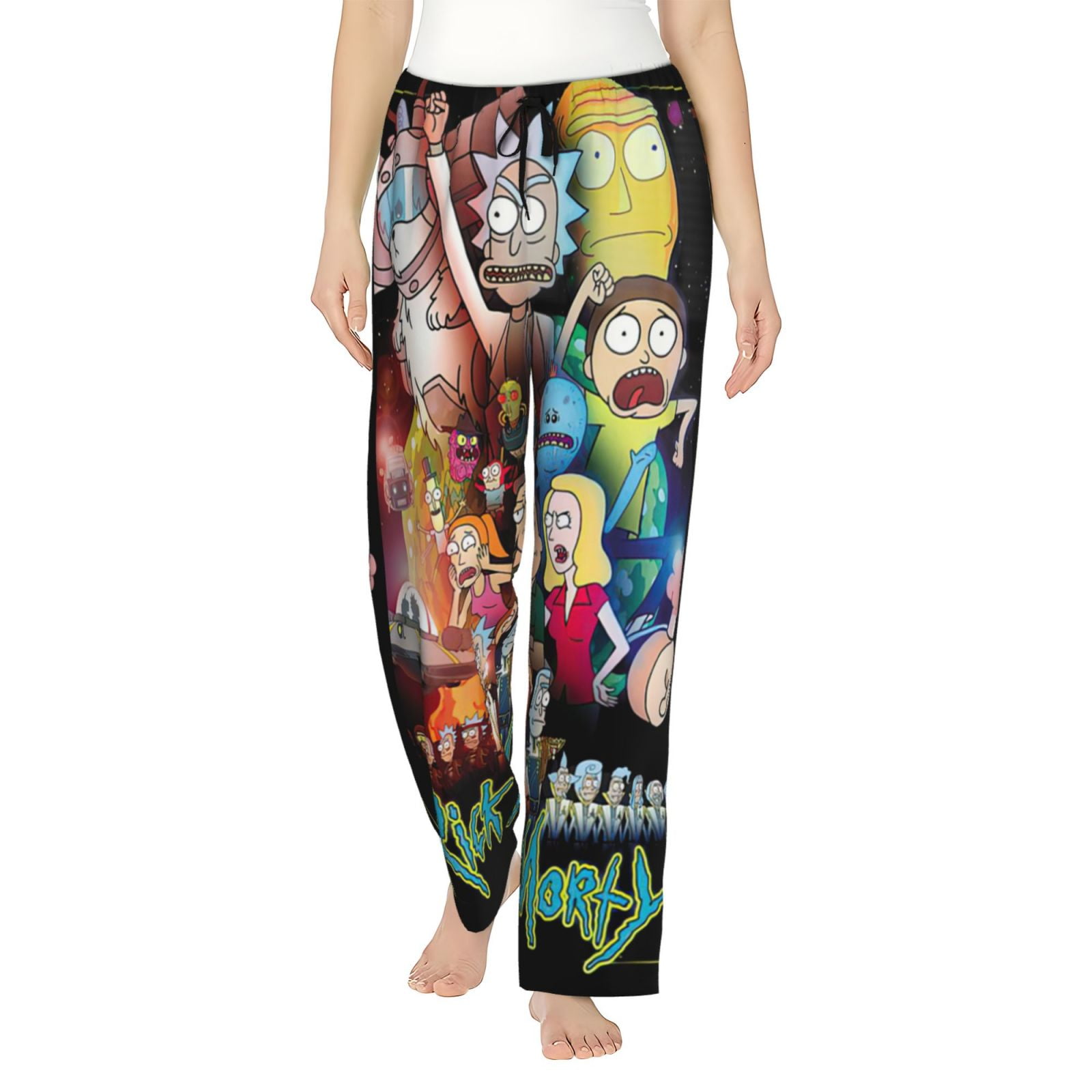 Womens Rick and Morty Pajama Pants Soft Lightweight Pajama Pants ...