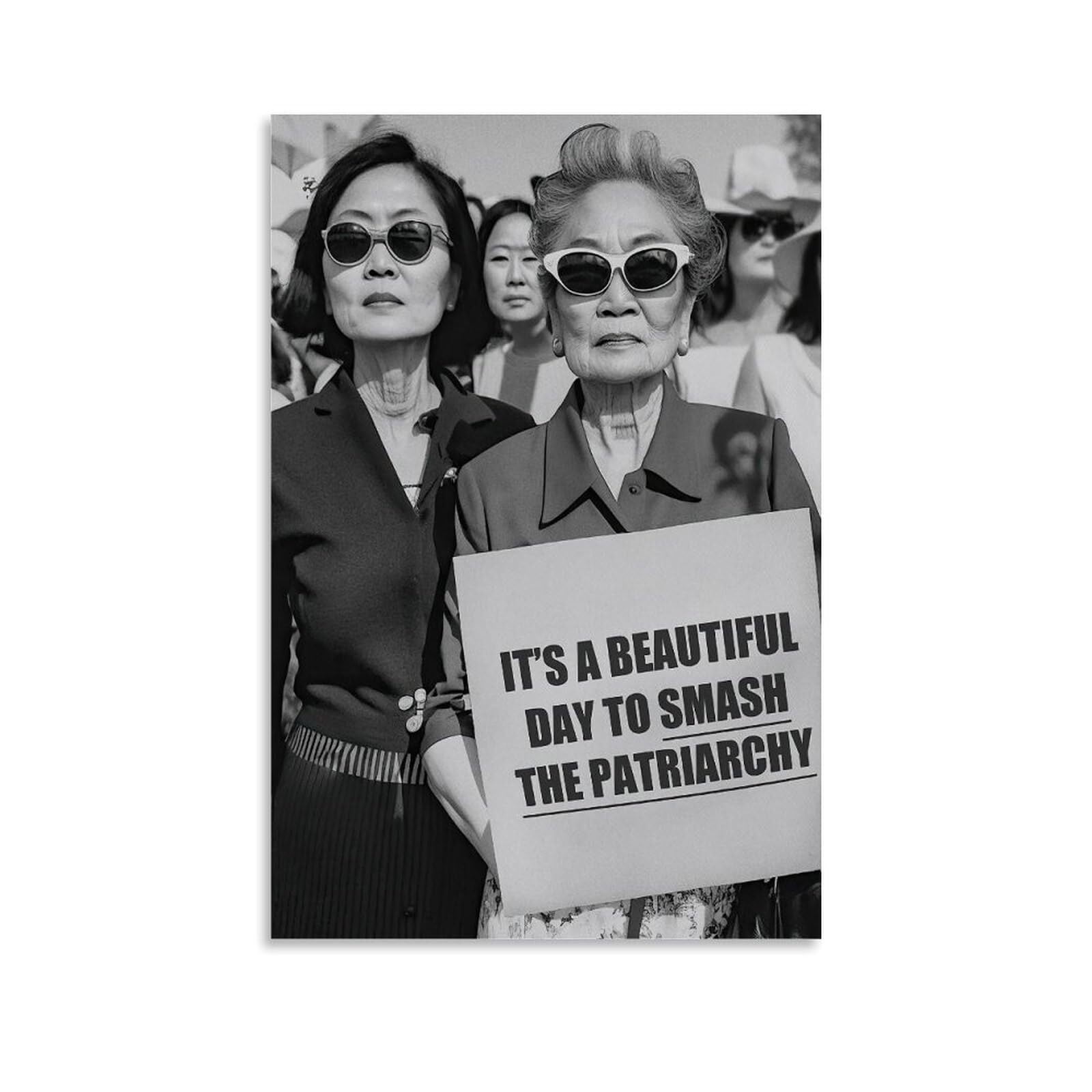 womens-rights-power-retro-black-and-white-photograph-poster-feminist